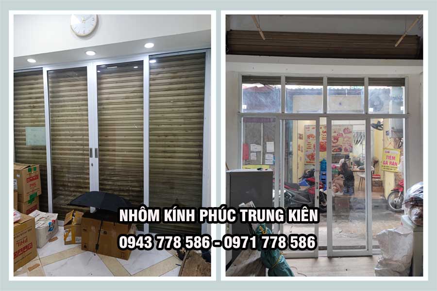 thu mua cửa nhôm kính cũ tại quận Long Biên